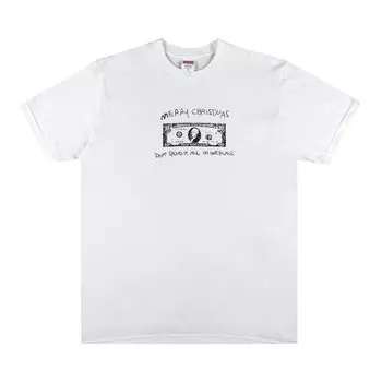 Футболка Supreme Spend It Tee 'White', белый