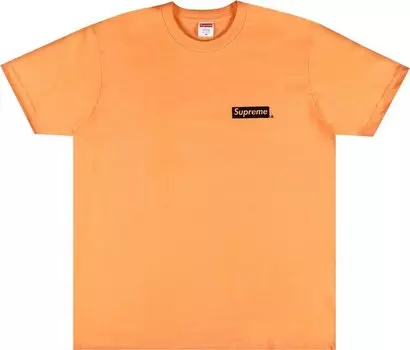 Футболка Supreme Spiral Tee 'Peach', оранжевый