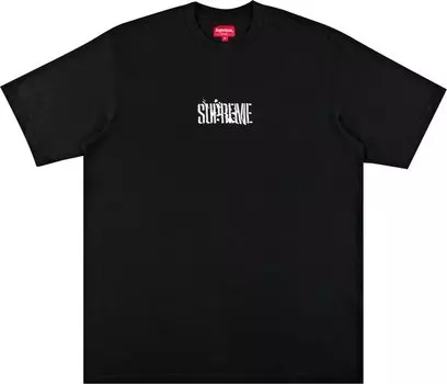 Футболка Supreme Splatter Short-Sleeve Top 'Black', черный