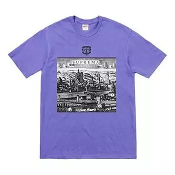 Футболка Supreme SS18 Fiorenza Light Purple Tee, фиолетовый