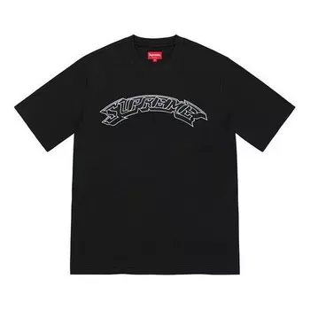 Футболка Supreme SS22 Week 1 Applique Arc S/S Top Logo Tee, мультиколор