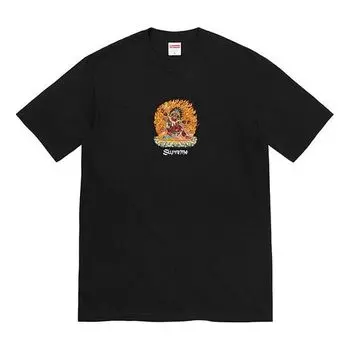 Футболка Supreme SS22 Week 8 Person Tee Cartoon Alphabet Printing Round Neck Short Sleeve Unisex, мультиколор