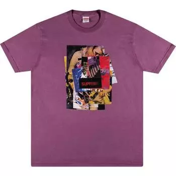 Футболка Supreme Stack, фиолетовый