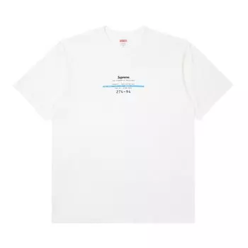 Футболка Supreme Standard 'White', белый