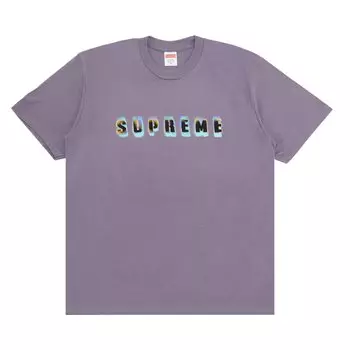 Футболка Supreme Stencil Dusty Purple