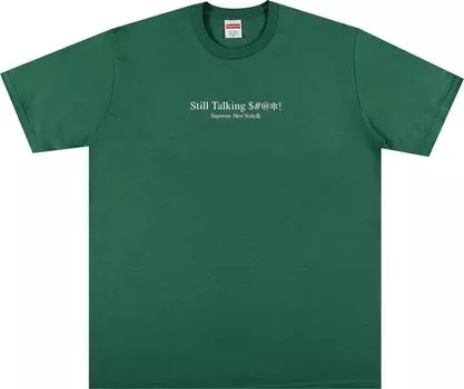 Футболка Supreme Still Talking Tee 'Light Pine', зеленый