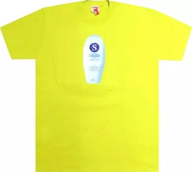 Футболка Supreme Super Cream Tee 'Sulfur', желтый