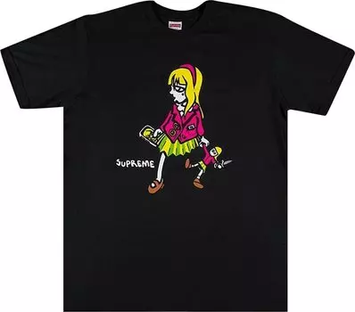 Футболка Supreme Suzie Switchblade Tee 'Black', черный