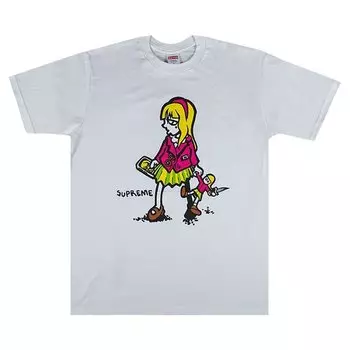 Футболка Supreme Suzie Switchblade Tee 'White', белый