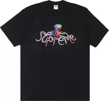Футболка Supreme Tentacles Tee 'Black', черный