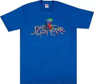 Футболка Supreme Tentacles Tee 'Royal', синий