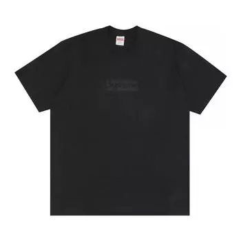 Футболка Supreme Tonal Box Logo, чёрный