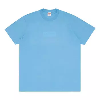 Футболка Supreme Tonal Box Logo, яркий голубой