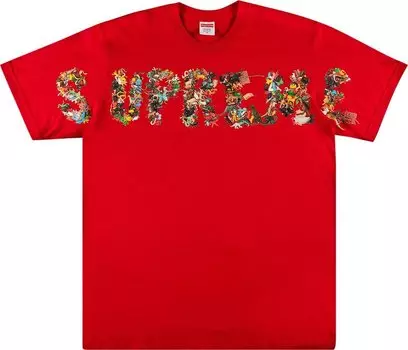 Футболка Supreme Toy Pile Tee 'Red', красный