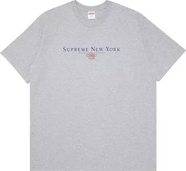 Футболка Supreme Tradition Tee 'Heather Grey', серый
