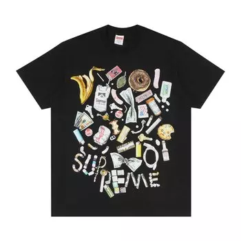 Футболка Supreme Trash, черная