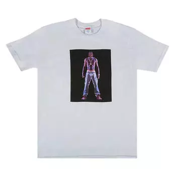 Футболка Supreme Tupac Hologram, белый