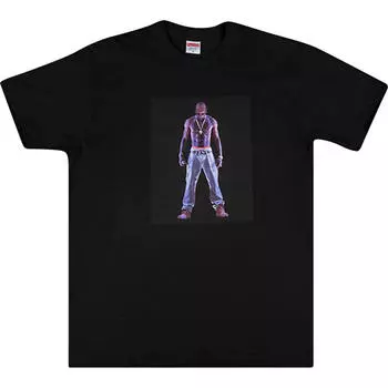 Футболка Supreme Tupac Hologram, черный