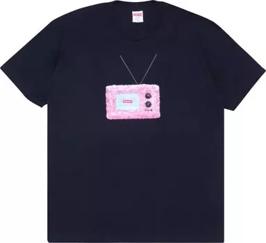 Футболка Supreme TV Tee 'Navy', синий