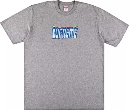 Футболка Supreme Ultra Fresh Tee 'Heather Grey', серый