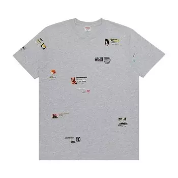 Футболка Supreme Upset Tee, цвет Ash Grey