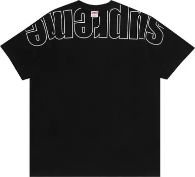 Футболка Supreme Upside Down Tee 'Black', черный