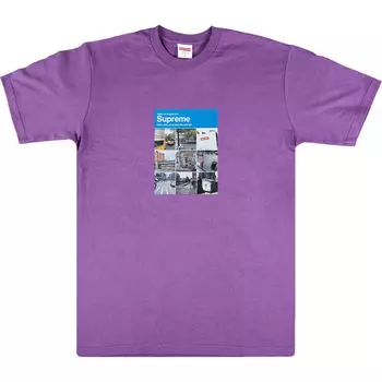 Футболка Supreme Verify, фиолетовый