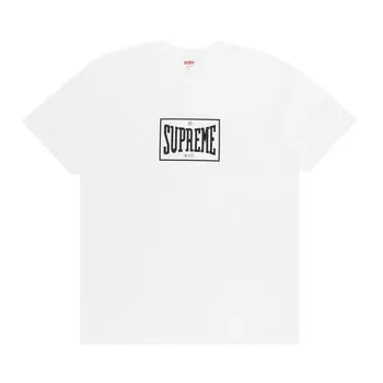 Футболка Supreme Warm Up, белая