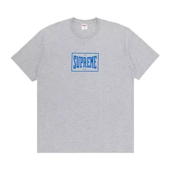 Футболка Supreme Warm Up, Heather Grey