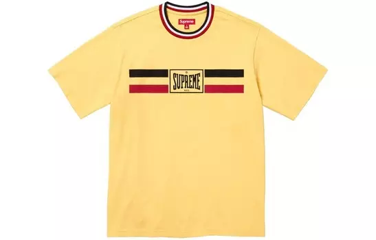 Футболка Supreme Warm Up Stripe, черный