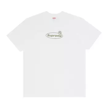 Футболка Supreme Warning Tee 'White', белый