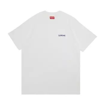 Футболка Supreme Washed Capital Short-Sleeve Top 'White', белый