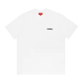 Футболка Supreme Washed Handstyle Short-Sleeve Top 'White', белый