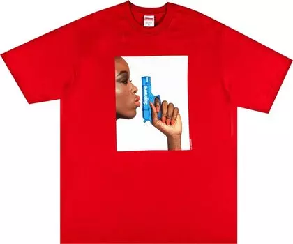 Футболка Supreme Water Pistol Tee 'Red', красный