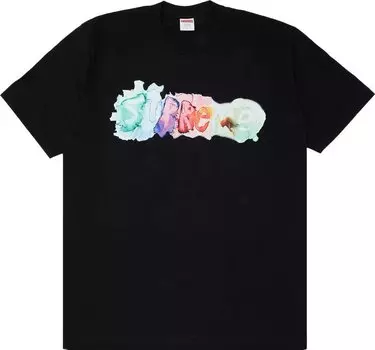 Футболка Supreme Watercolor Tee 'Black', черный