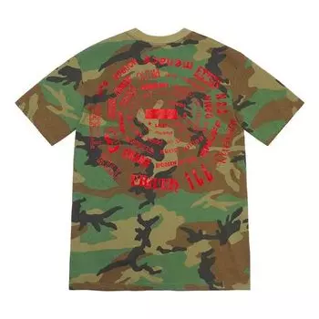 Футболка Supreme Week 1 Spiral Tee Alphabet Short Sleeve Unisex, белый