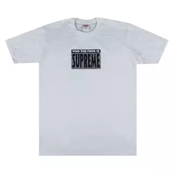 Футболка Supreme Who The f*ck Tee 'White', белый
