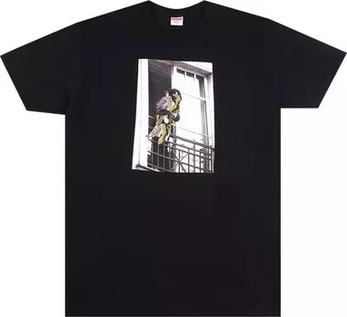 Футболка Supreme x ANTIHERO Balcony Tee 'Black', черный