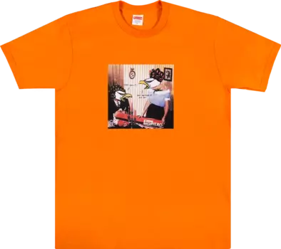 Футболка Supreme x ANTIHERO Curbs Tee 'Orange', оранжевый