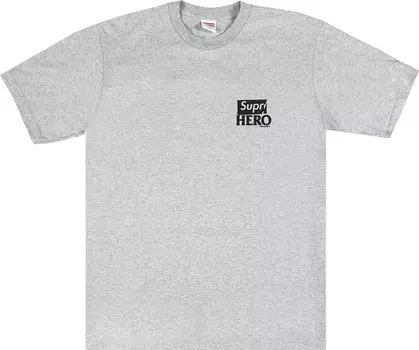 Футболка Supreme x ANTIHERO Dog Tee 'Heather Grey', серый