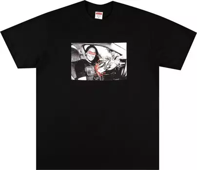 Футболка Supreme x ANTIHERO ICE Tee 'Black', черный