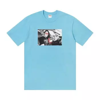 Футболка Supreme x ANTIHERO ICE Tee Light Slate, синий
