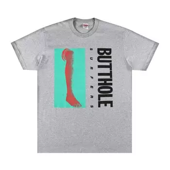 Футболка Supreme x Butthole Surfers, Heather Grey