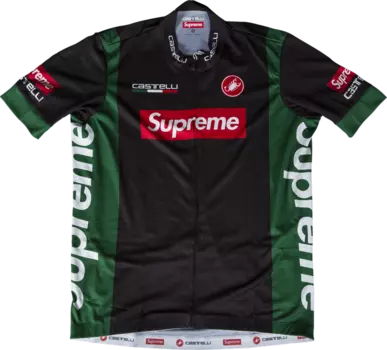 Футболка Supreme x Castelli Cycling Jersey 'Black', черный
