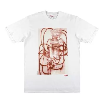 Футболка Supreme x Christopher Wool 2001 Tee 'White', белый