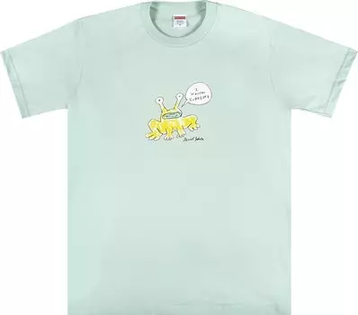 Футболка Supreme x Daniel Johnston Frog Tee 'Light Teal', бирюзовый