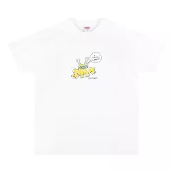 Футболка Supreme x Daniel Johnston Frog Tee 'White', белый