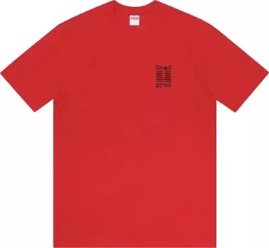 Футболка Supreme x Dead Prez Tee 'Red', красный