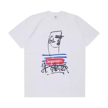 Футболка Supreme x Jean Paul Gaultier Tee 'White', белый