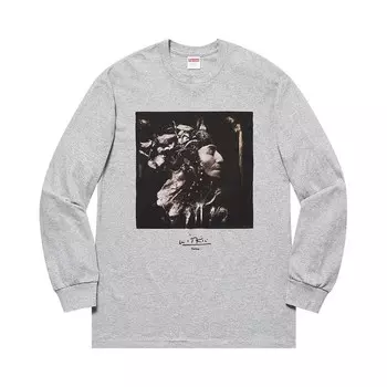 Футболка Supreme x Joel-Peter Witkin Harvest Long-Sleeve Tee Heather Grey, серый